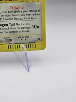 Dragonite 009/165 Expedition Base Set Holo Rare Pokemon TCG 2002 - Image 3