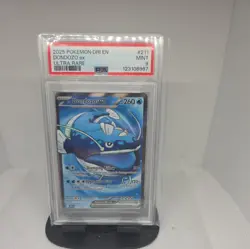 2025 POKEMON DESTINED RIVALS #211 DONDOZO EX PSA 9 - Image 1