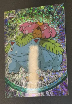 Venusaur #3 Pokemon Holo Rare 2000 Topps Chrome Sparkle - Image 5