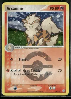 2004 Pokemon EX FireRed & LeafGreen Reverse Holofoil Arcanine 18/112 - Image 1