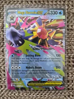 Mega Starmie Ex Perfect Order 021/088 English Mega Evolution Pokemon TCG - Image 1