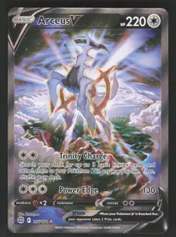 Arceus V 166/172 Pokemon TCG SWSH09: Brilliant Stars NM - Image 1