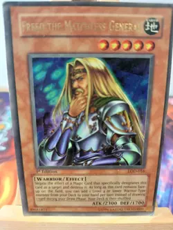 Freed the Matchless General LOD-016 1st Ediiton Ultra Rare EN POOR YUGIOH - Image 1