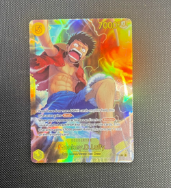 Monkey D Luffy OP15-119 SEC Foil Adventure on Kami’s Island One Piece TCG - Image 1