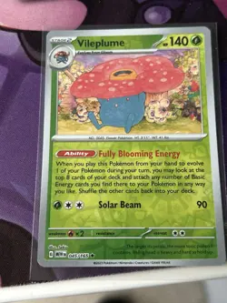 Vileplume 045/165 Reverse Holo MEWen English 151 Pokemon Card NM - Image 1