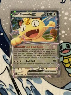 Pokemon TCG - Meowth Ex 062/088 Holo - Perfect Order NM - Image 1