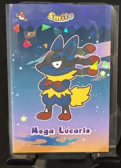 Limited Edition Full Art Rare Smile Mega Lucario Pokemon Card Database 😀✨ - Image 1