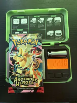 Pokemon TCG Mega Evolution Ascended Heroes Heavy 22.80g Sealed Booster Pack - Image 1