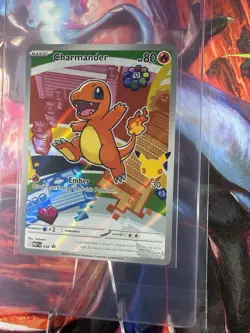 Pokemon First Partner Illustration Collection MEP Charmander 38 Black Star Promo - Image 2