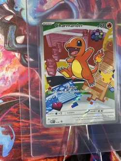 Pokemon First Partner Illustration Collection MEP Charmander 38 Black Star Promo - Image 3