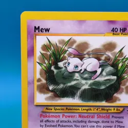 Pokemon Black Star Promo Mew #47 No Gameplay! 1 Owner!! Must see!! 😳 - Image 2