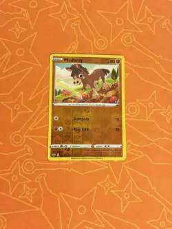 Reverse Holo Mudbray Common 105/202 Sword & Shield Base Pokemon TCG - NM - Image 1