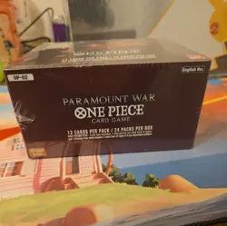 One Piece TCG Booster Box OP-02 Paramount War New and Sealed - Image 3