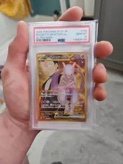 2025 POKEMON Sv10 Jp ROCKET'S MEWTWO EX Ultra Rare PSA 10 Gem. Japanese 130/098 - Image 1