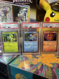 Pokemon 151 Poster Collection Promo 3 Card Set PSA 10 - Image 1