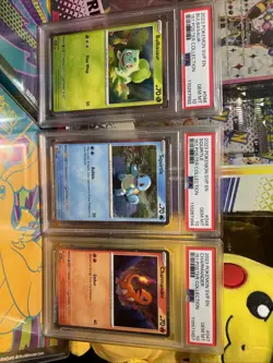 Pokemon 151 Poster Collection Promo 3 Card Set PSA 10 - Image 3