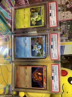 Pokemon 151 Poster Collection Promo 3 Card Set PSA 10 - Image 5