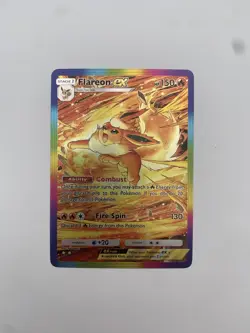 Flareon Ex Pokemon Pocket TCG Card Holo Foil Full Art - Eevee Grove - CUSTOM - Image 1