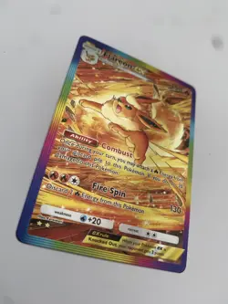 Flareon Ex Pokemon Pocket TCG Card Holo Foil Full Art - Eevee Grove - CUSTOM - Image 2
