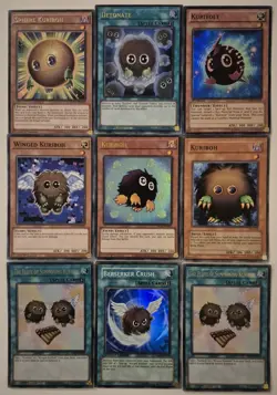 YuGiOh 9 Card Kuriboh and Related Card Set/Lot - Image 1