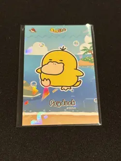 Limited Edition Full Art Rare Smile Psyduck Pokemon Card Database #0054 ✨ - Image 1
