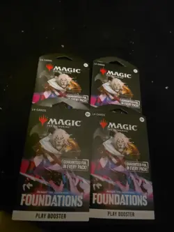MTG Foundations - Play Booster pack. Sealed (6) Packs - Image 1