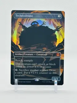 Technodrome (Borderless) (222) [Teenage Mutant Ninja Turtles] Near Mint - Foil - Image 1