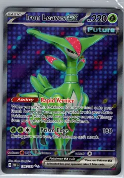 Iron Leaves ex 186/162 SV05: Temporal Forces - Pokemon Card - NM - Image 1