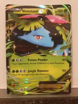 Pokemon TCG Venusaur EX XY28 XY Black Star Promo Card Holo Rare 2014 Classic - Image 2
