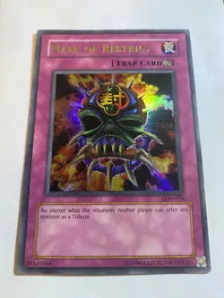 Yugioh Mask of Restrict LON-018 Ultra Rare Unlimited MP - Image 1