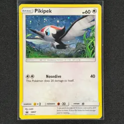 Pikipek - SM07 - Cosmos Holo - Black Star Promo - Pokemon Card - HP - Image 1