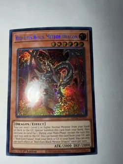 Yu-Gi-Oh Red-Eyes Black Meteor Dragon MP24-EN107 Prismatic Secret Rare - Image 1