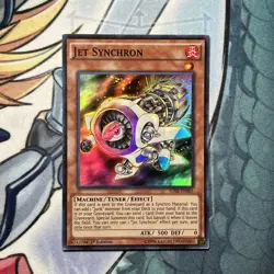 Yugioh! Jet Synchron - SDSE-EN001 - Super Rare - 1st Edition MP 🥶 - Image 1