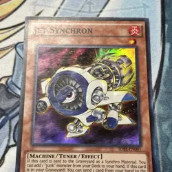 Yugioh! Jet Synchron - SDSE-EN001 - Super Rare - 1st Edition MP 🥶 - Image 3