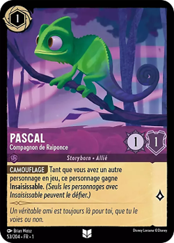Lorcana - Pascal - Compagnon de Raiponce - MINT/NMINT - FR - FOIL - Image 1