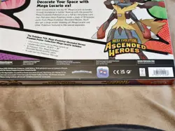 Pokemon Ascended Heroes Premium Poster Collection Mega Lucario EX SEALED - Image 4