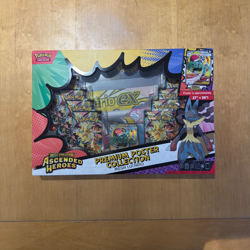 Pokemon Ascended Heroes Mega Lucario ex Premium Poster Collection NEW & Sealed - Image 1