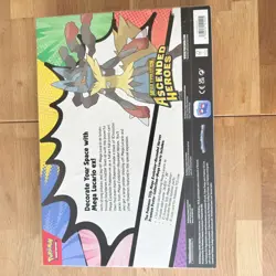 Pokemon Ascended Heroes Premium Poster Collection | Mega Lucario EX | SEALED 🔥 - Image 2