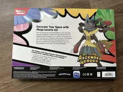 Pokemon TCG Ascended Heroes Mega Lucario Ex Premium Poster Collection Sealed - Image 2