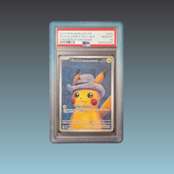 Pikachu with Grey Felt Hat | #085 | PSA 10 | Pokemon x Van Gogh | English | - Image 1
