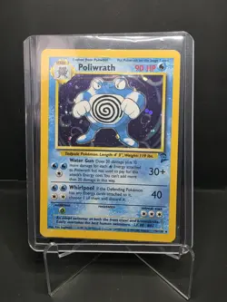 Poliwrath 15/130 Base Set 2 Holo Pokemon Card WOTC Vintage - Image 1