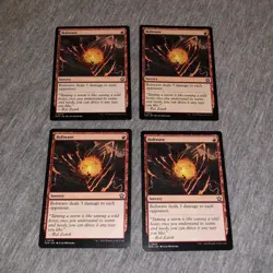 BOLTWAVE X4 Foundations FDN Magic: The Gathering MTG NEAR MINT CARDS - Image 1