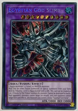 Egyptian God Slime RA01-EN029 (NM) Secret Rare 1st Edition Yu-Gi-Oh! TCG Card - Image 1
