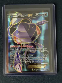 Genesect EX 120/124 Full Art Holo Pokemon Card XY Fates Collide DMG See reverse - Image 1