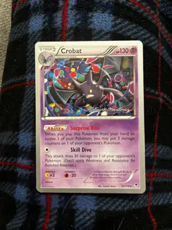 Pokemon 2015 World Championships Crobat Golbat Zubat complete card evolution ￼ - Image 1