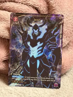 Union Arena Solo Leveling Iron (C)* card Alt Alternate Art (UE17BT/SLG-1-027) - Image 3
