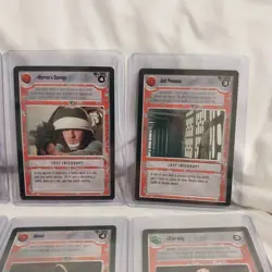 1995 Premiere Limited Star Wars CCG 8 Rare Card Lot - Image 3