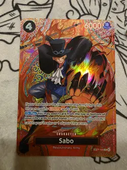 Sabo (P-105) (SP) - Adventure on Kami's Island (OP15-EB04) TCG English Card - Image 1