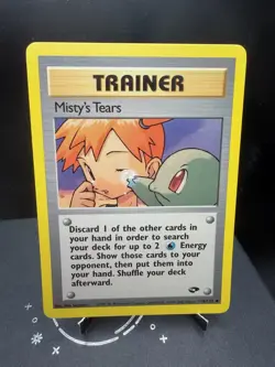 Pokemon TCG WOTC Gym Challenge Mistys Tears 118/132 Uncommon Unlimited LP - Image 1