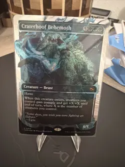 MTG Craterhoof Behemoth (Showcase) Tarkir: Dragonstorm Foil - Image 1